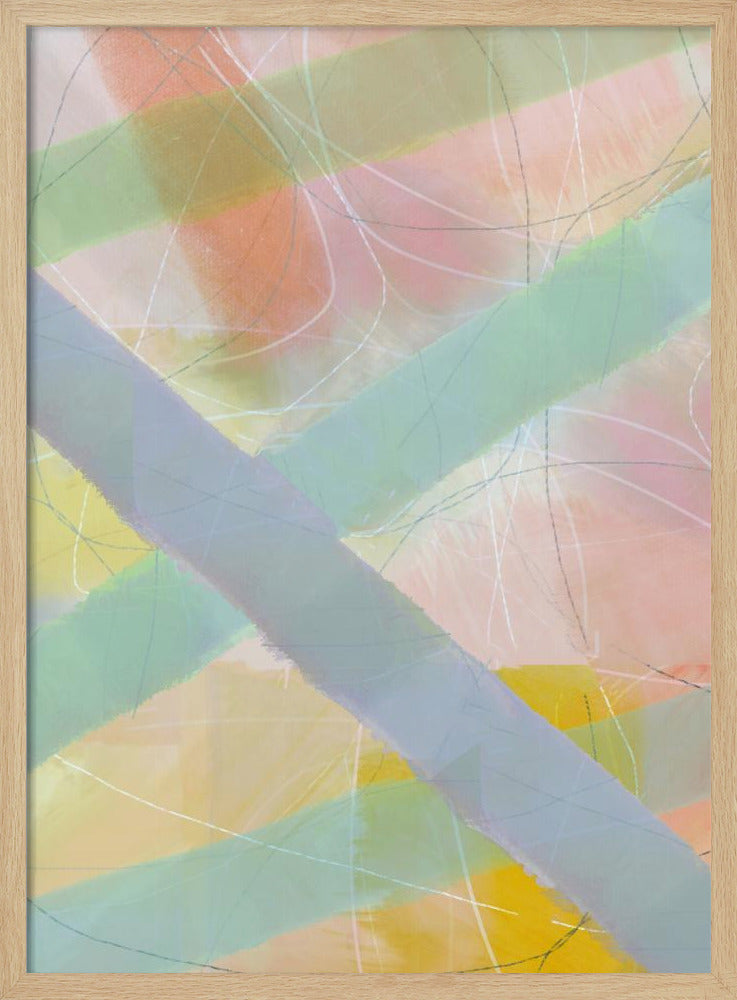 Weiche abstrakte Formen 3 | Poster