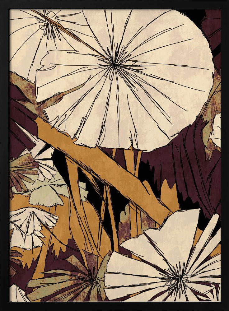 Tropische Goldpflanzen | Poster