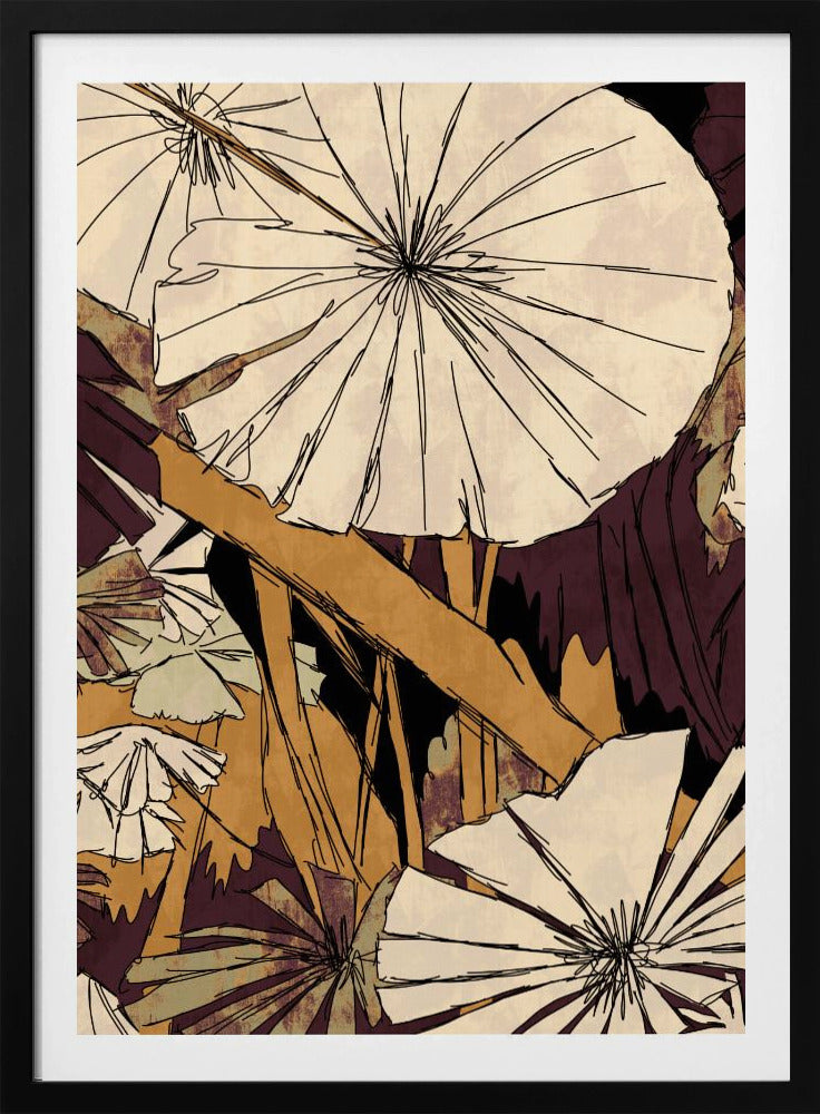 Tropische Goldpflanzen | Poster