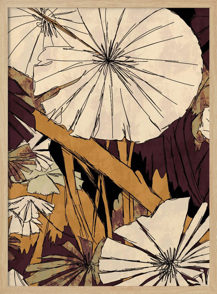 Tropische Goldpflanzen | Poster