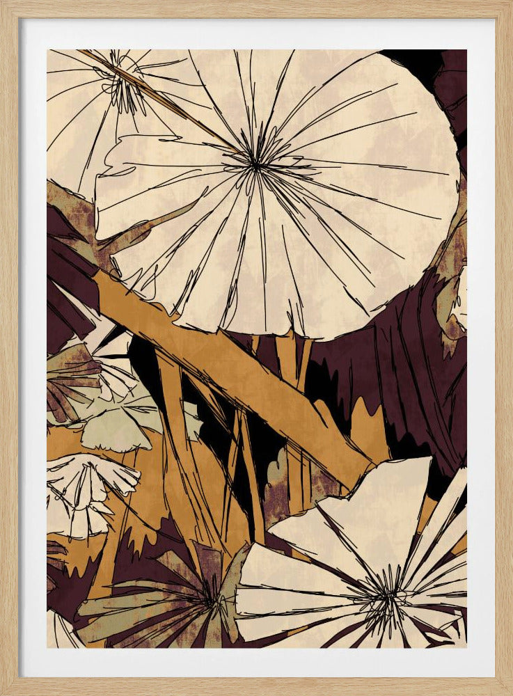 Tropische Goldpflanzen | Poster