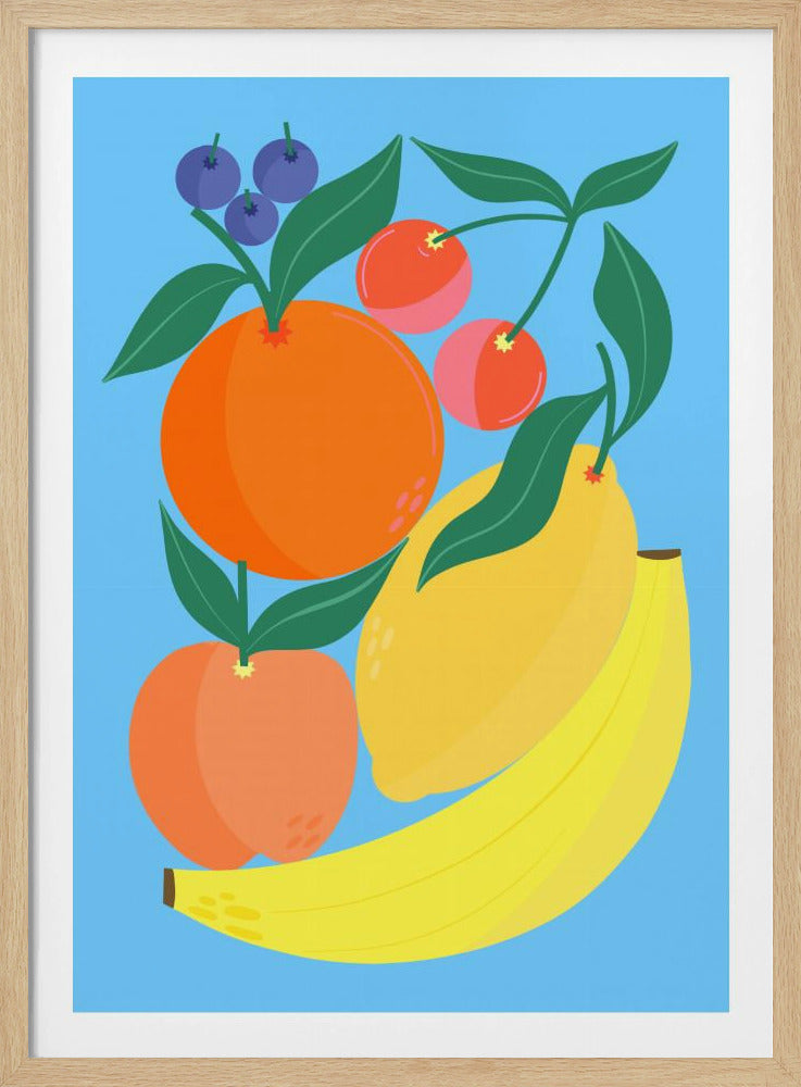 Gestapelte Früchte | Poster