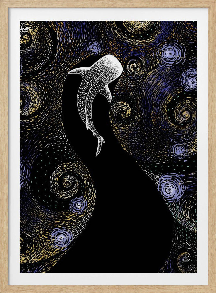 Sternenfresser im Van Gogh-Stil, farbig | Poster