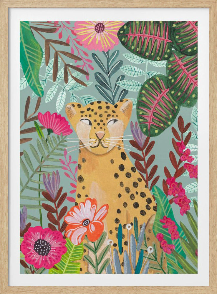 Leopard im Dschungel | Poster