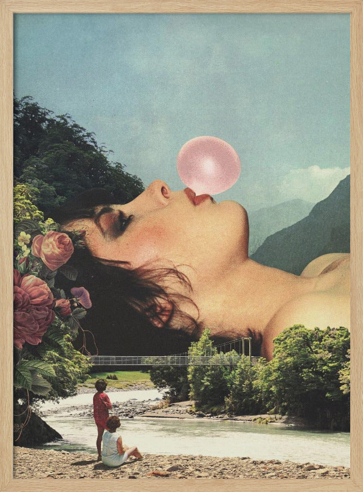 Kaugummi-Mädchen | Poster