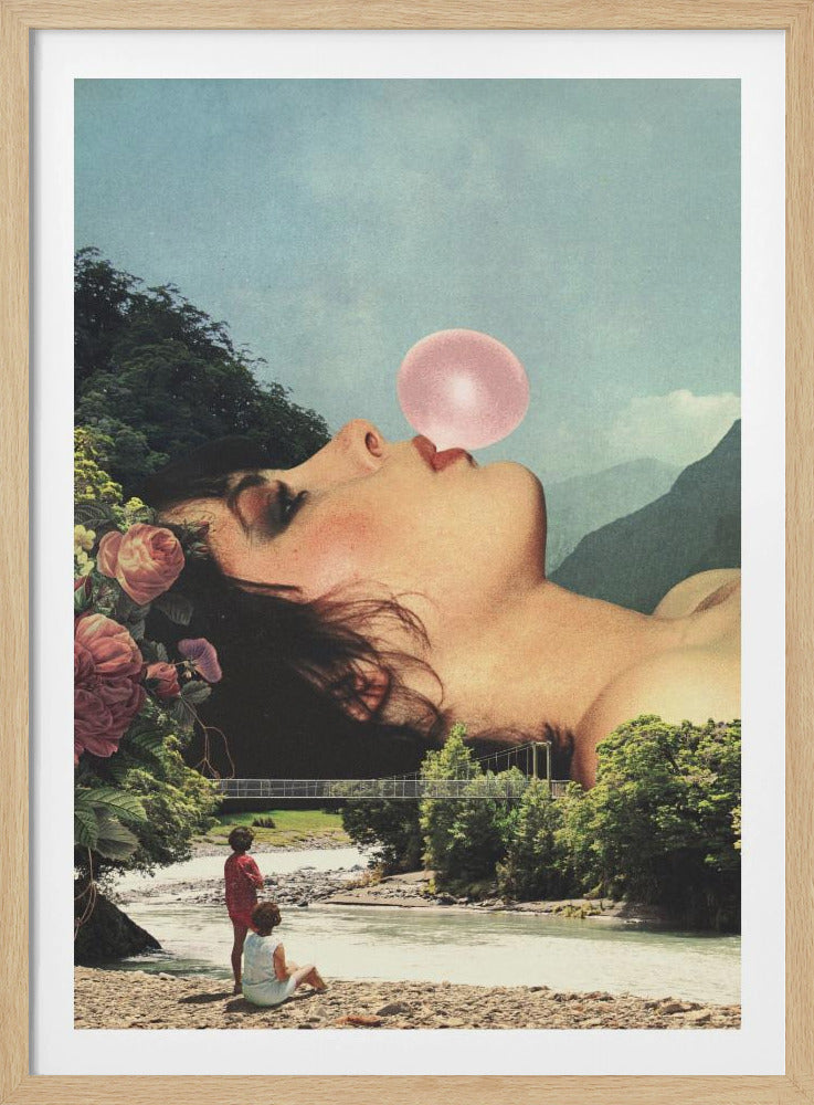 Kaugummi-Mädchen | Poster