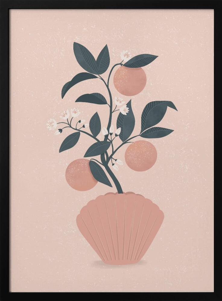 Mandarinenschale | Poster