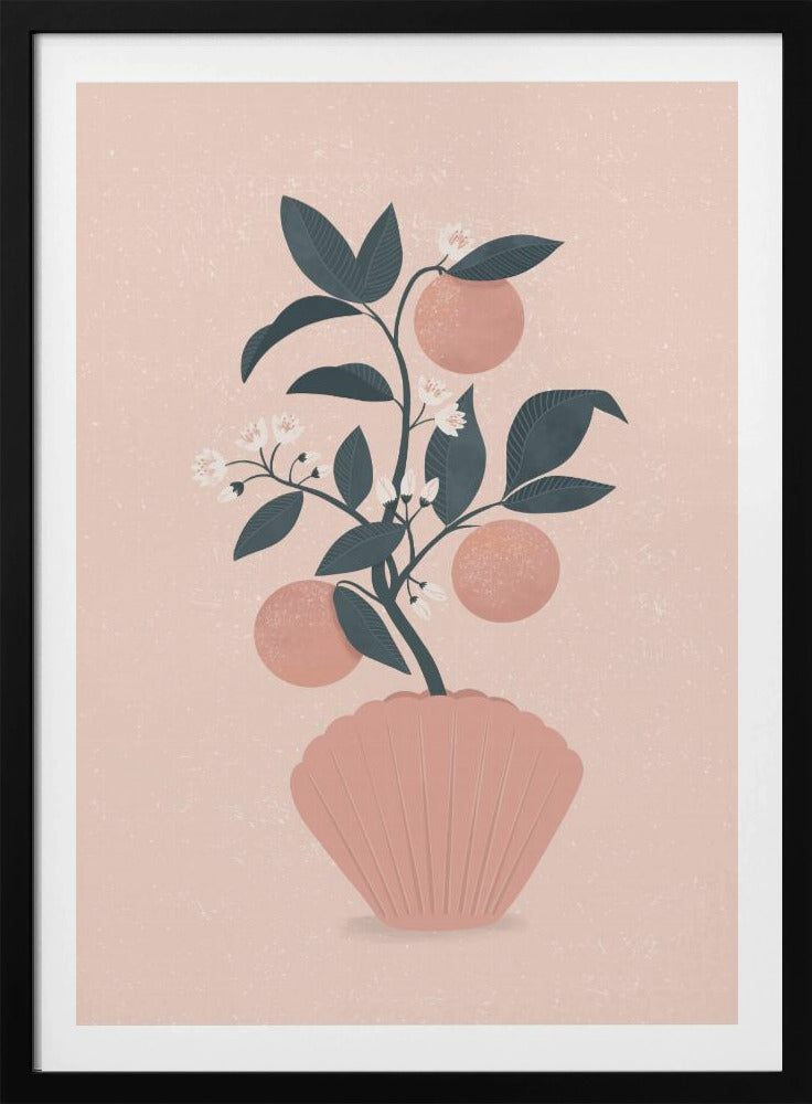 Mandarinenschale | Poster