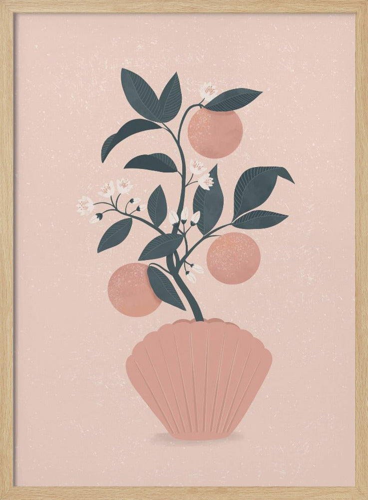 Mandarinenschale | Poster