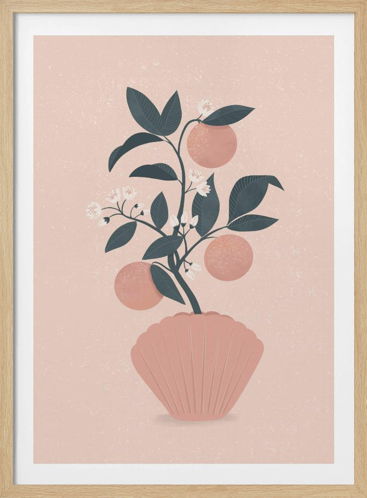 Mandarinenschale | Poster