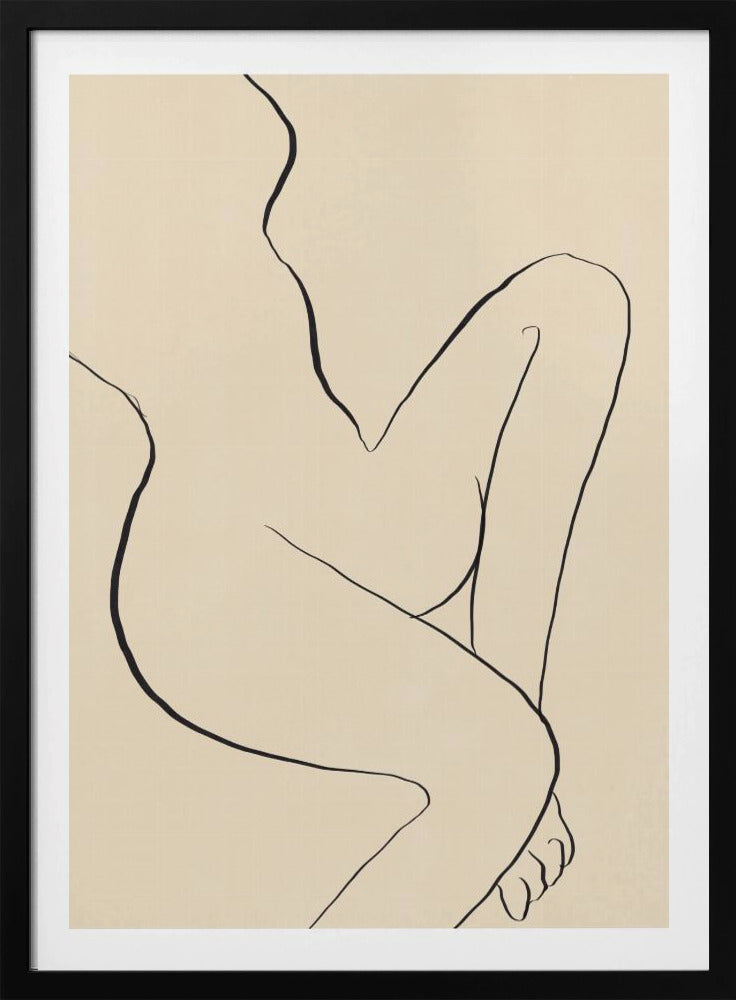 Elegante minimalistische Linienzeichnung | Poster