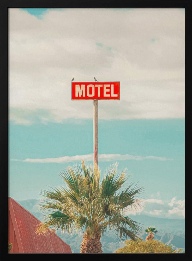 Dieses Motel ist für die Vögel | Poster