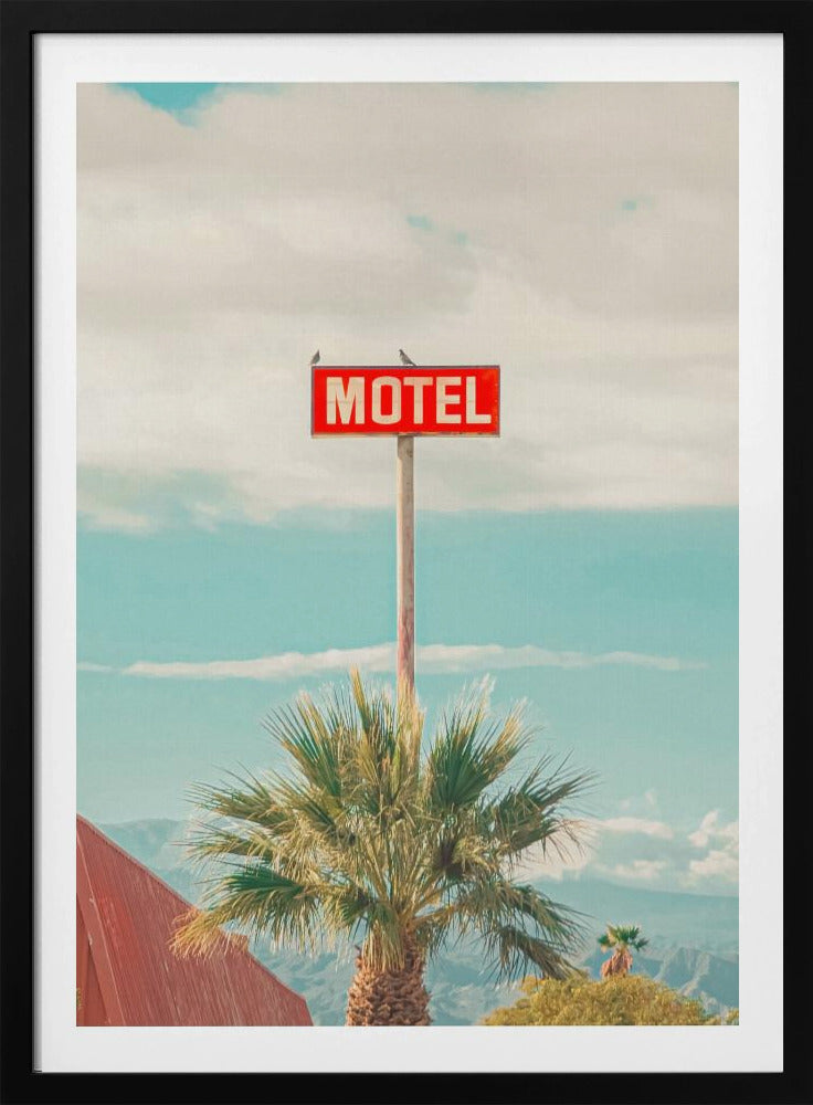 Dieses Motel ist für die Vögel | Poster