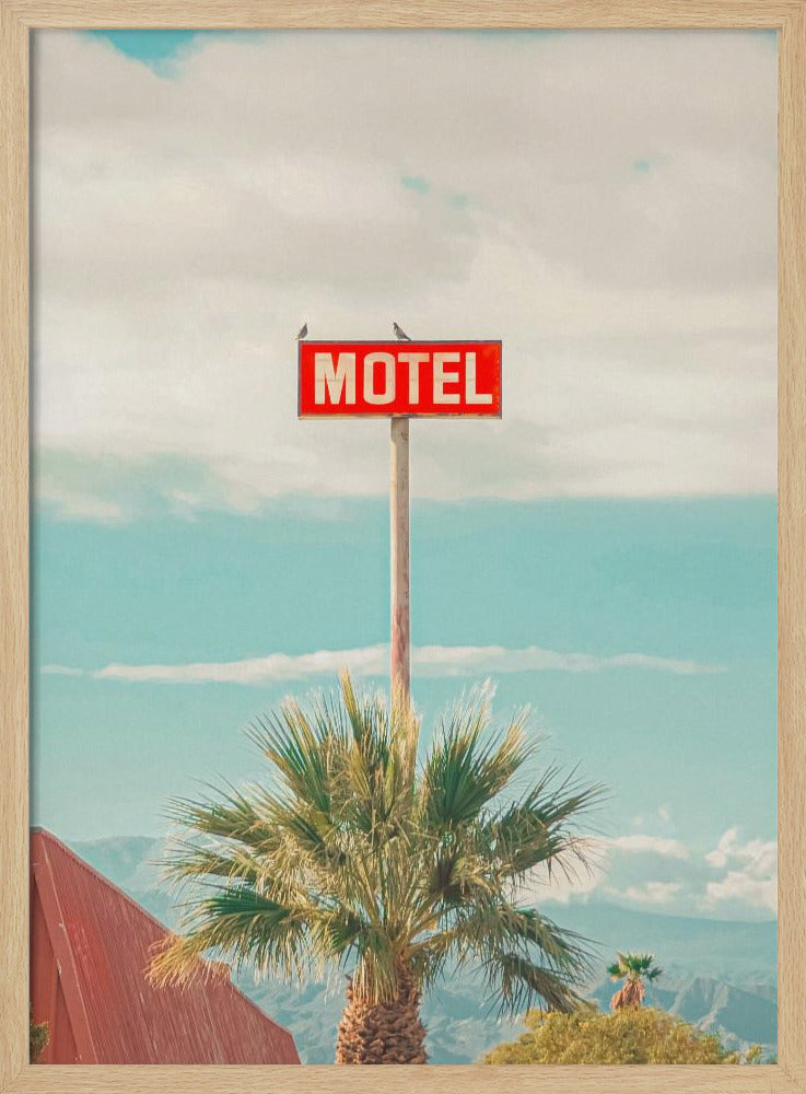 Dieses Motel ist für die Vögel | Poster
