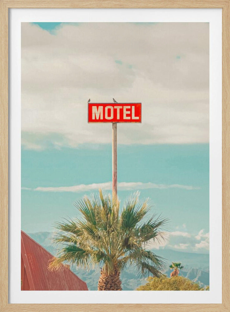 Dieses Motel ist für die Vögel | Poster