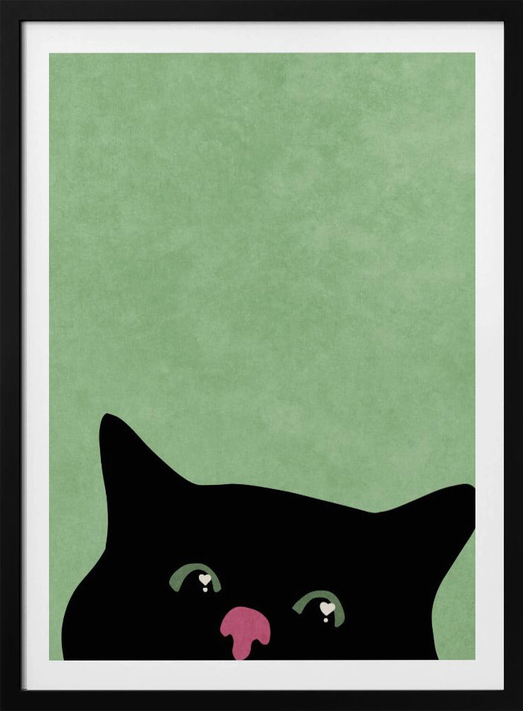 Neugierige Katze | Poster