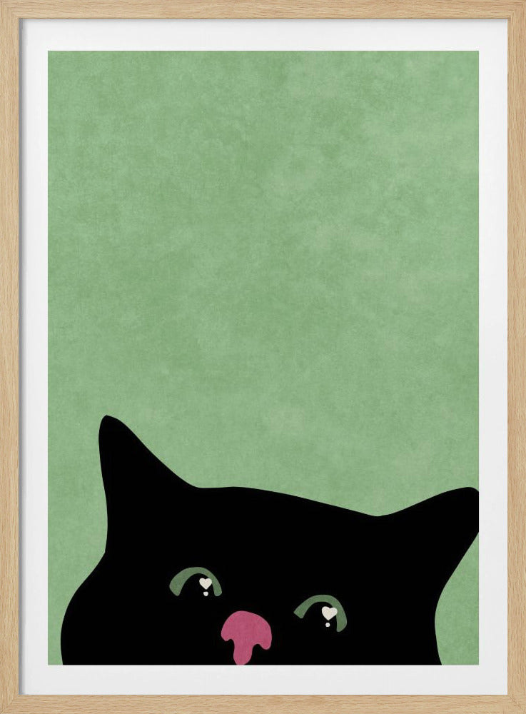 Neugierige Katze | Poster
