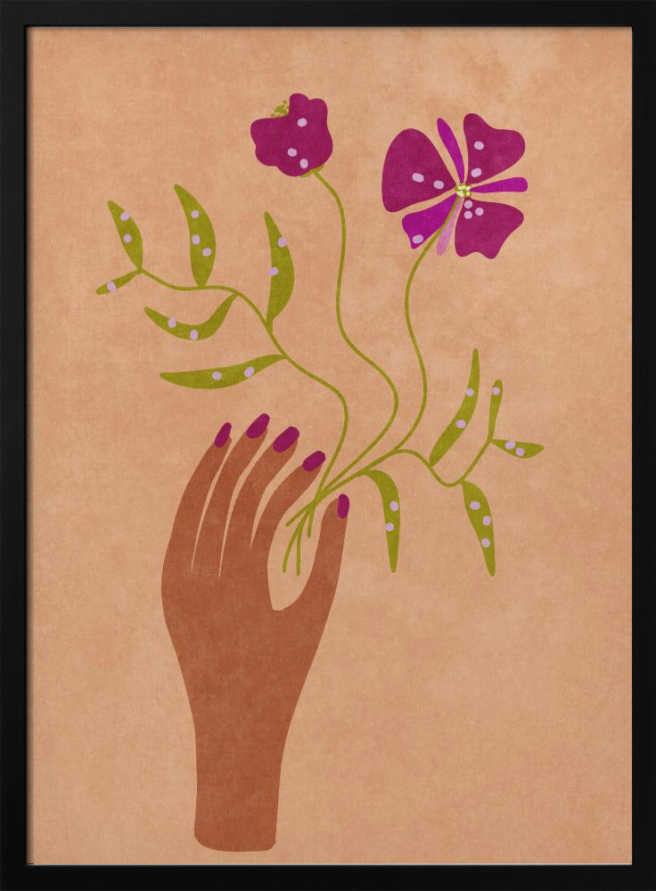 Blume in meiner Hand | Poster