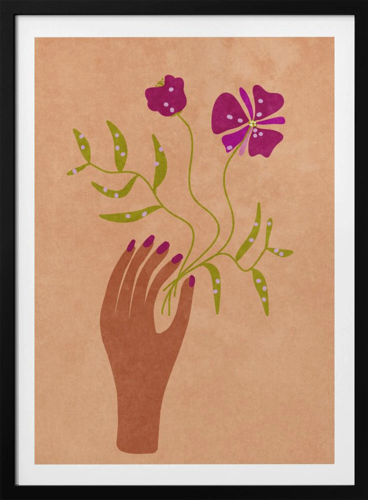 Blume in meiner Hand | Poster
