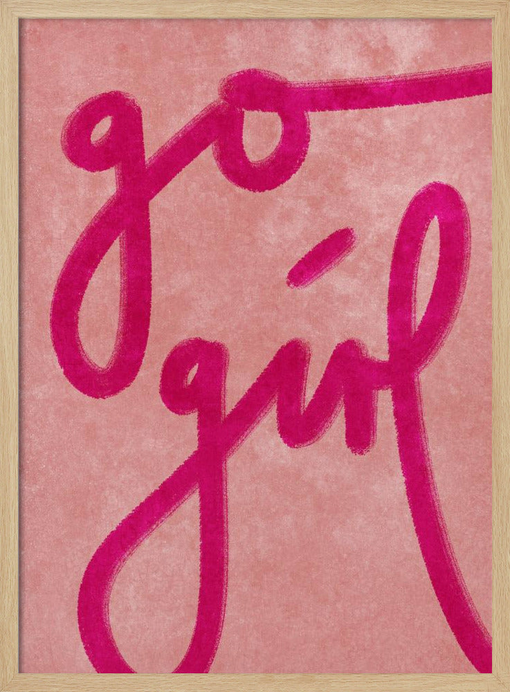 Geh, Mädchen | Poster