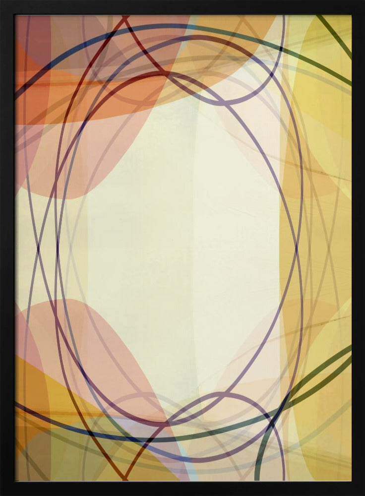Sandrosa Farbtöne Abstrakt 2 | Poster