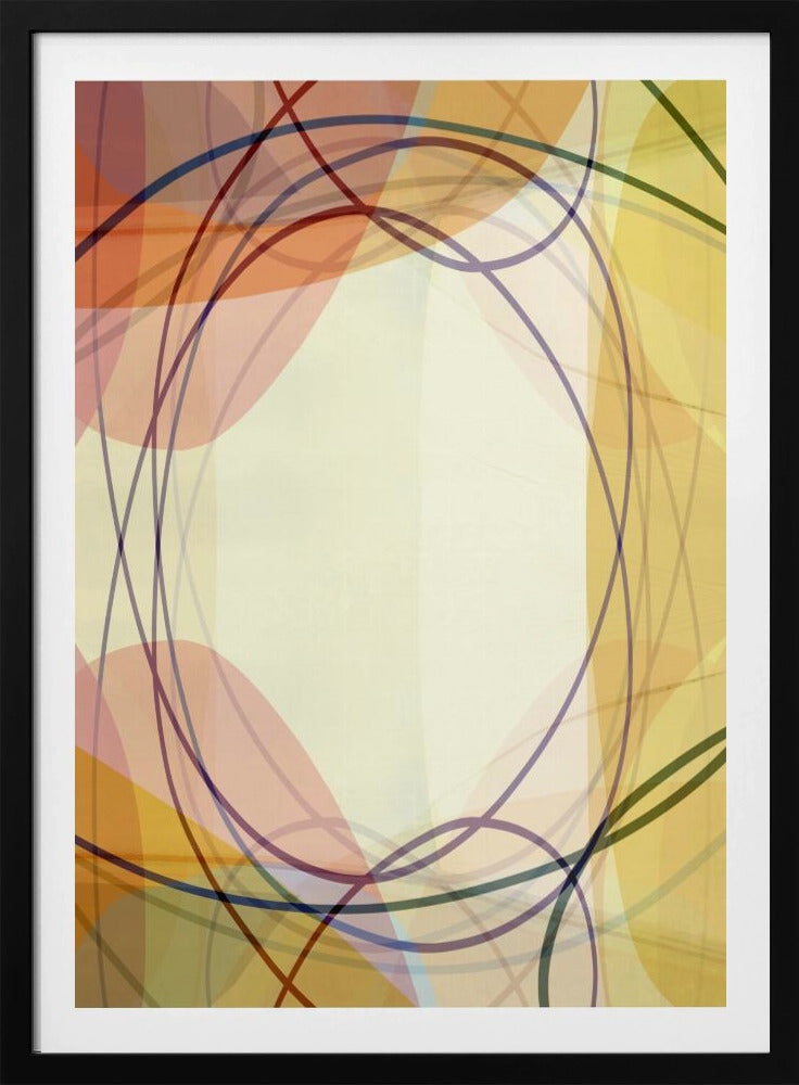 Sandrosa Farbtöne Abstrakt 2 | Poster