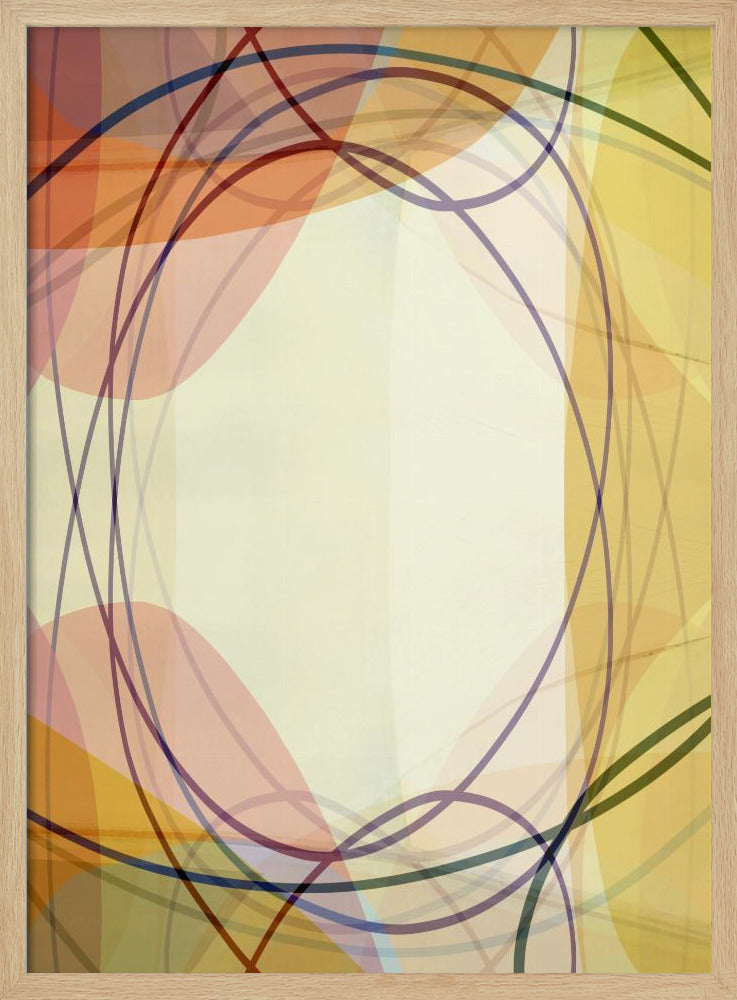Sandrosa Farbtöne Abstrakt 2 | Poster