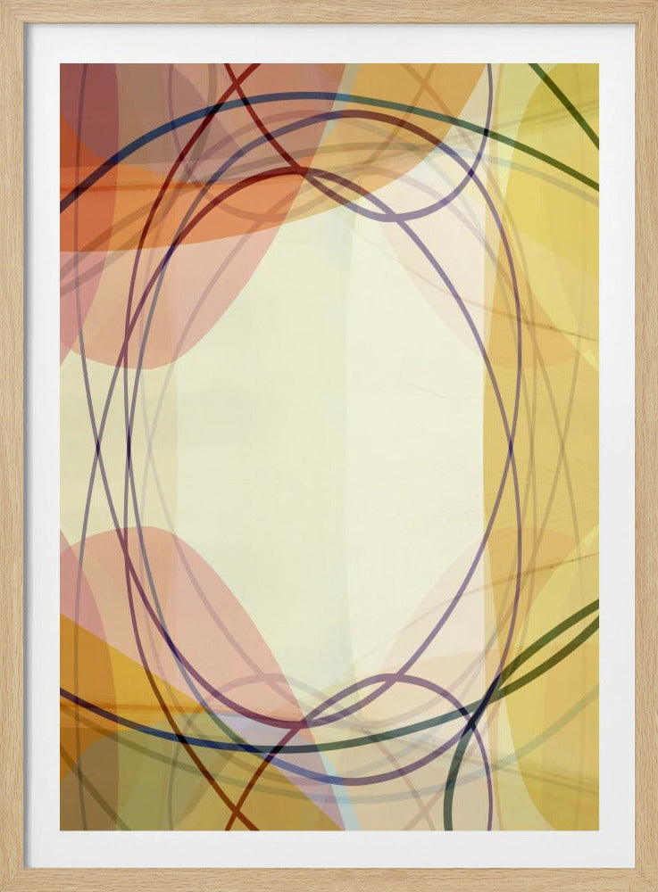 Sandrosa Farbtöne Abstrakt 2 | Poster