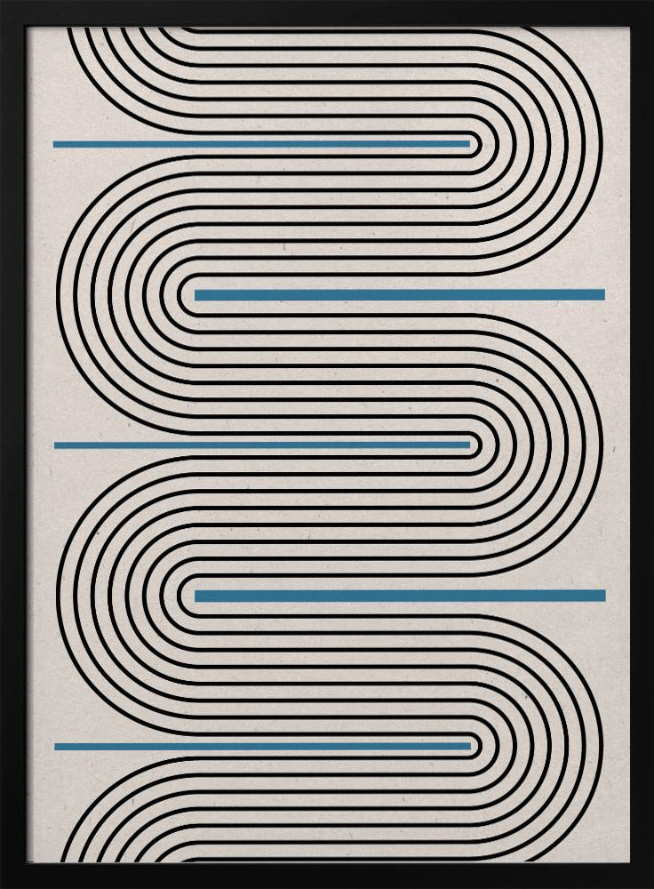 Harmonie geschwungener Linien | Poster