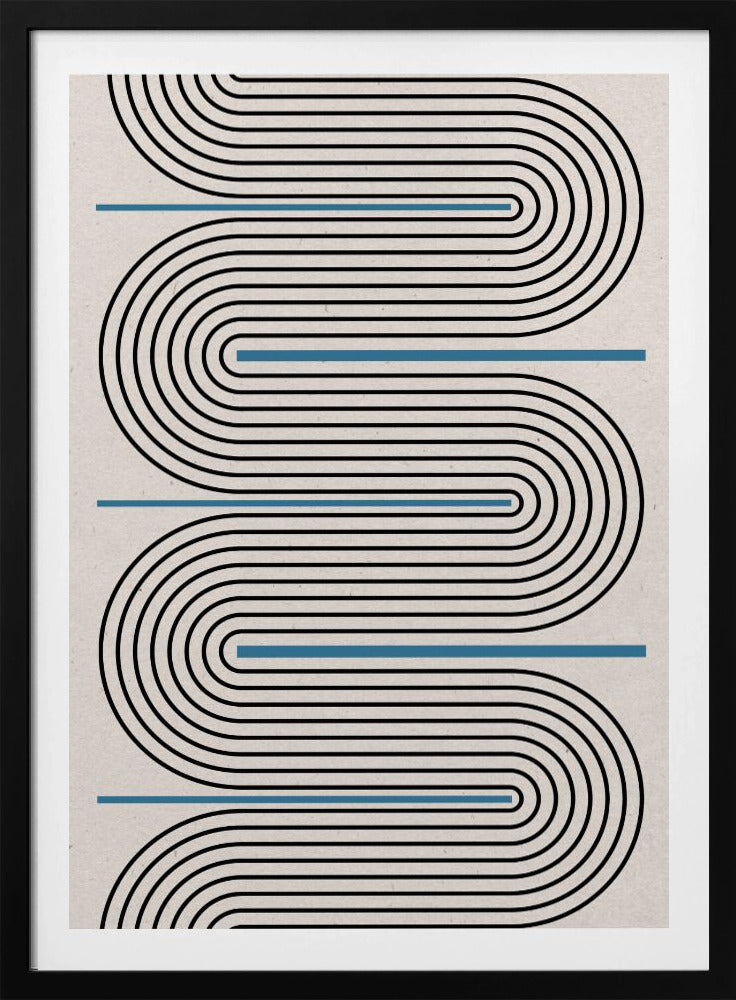 Harmonie geschwungener Linien | Poster