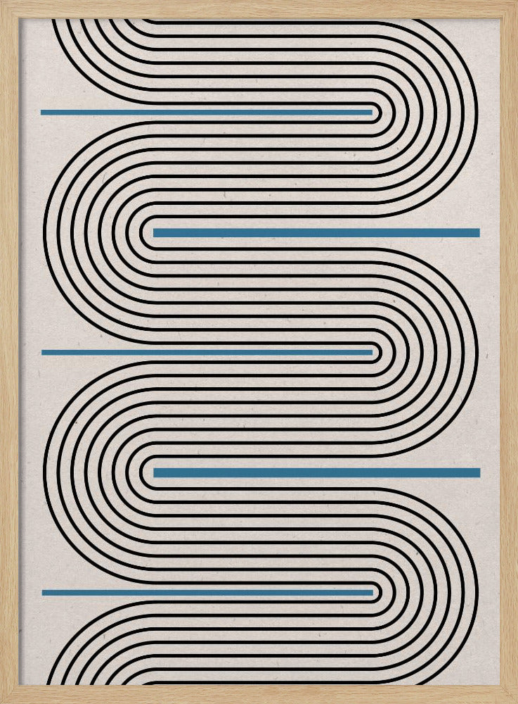 Harmonie geschwungener Linien | Poster