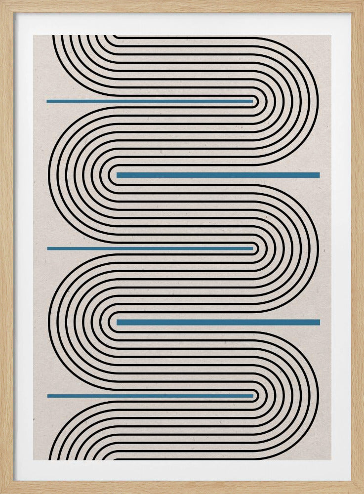 Harmonie geschwungener Linien | Poster