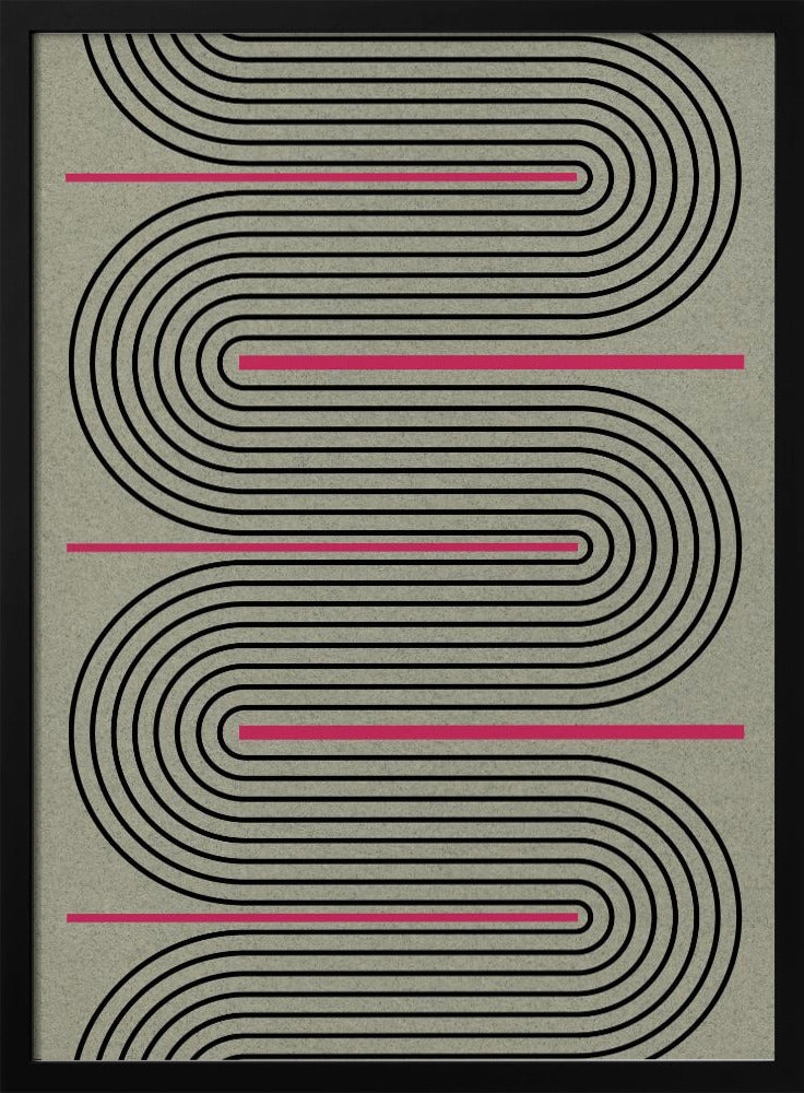 Endloses Kurvenlabyrinth | Poster