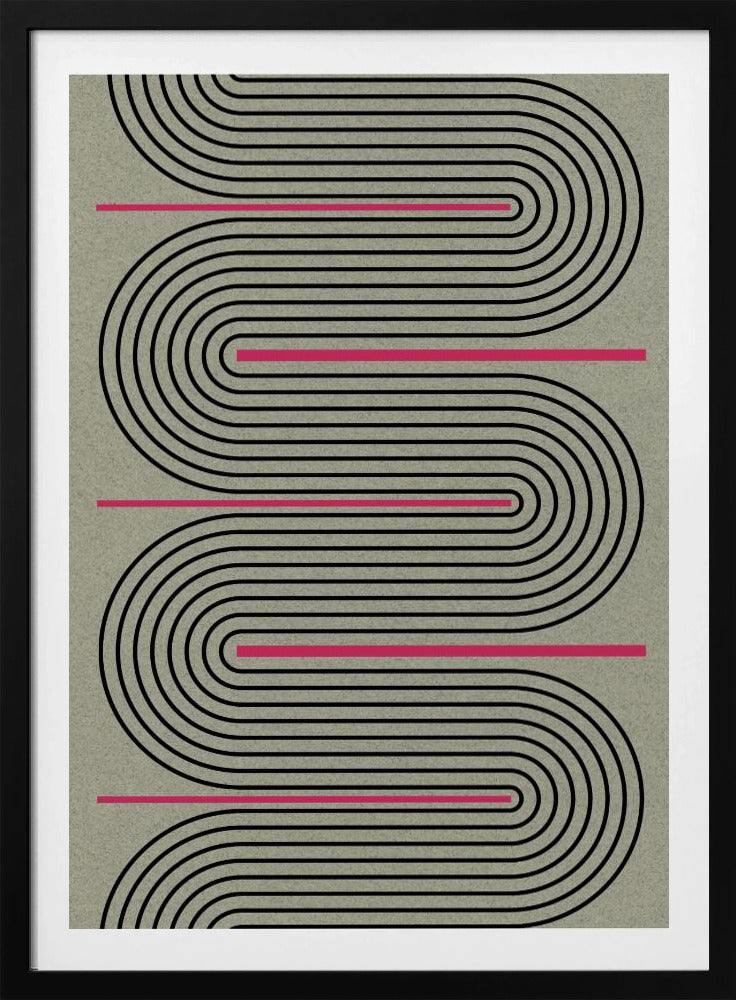 Endloses Kurvenlabyrinth | Poster