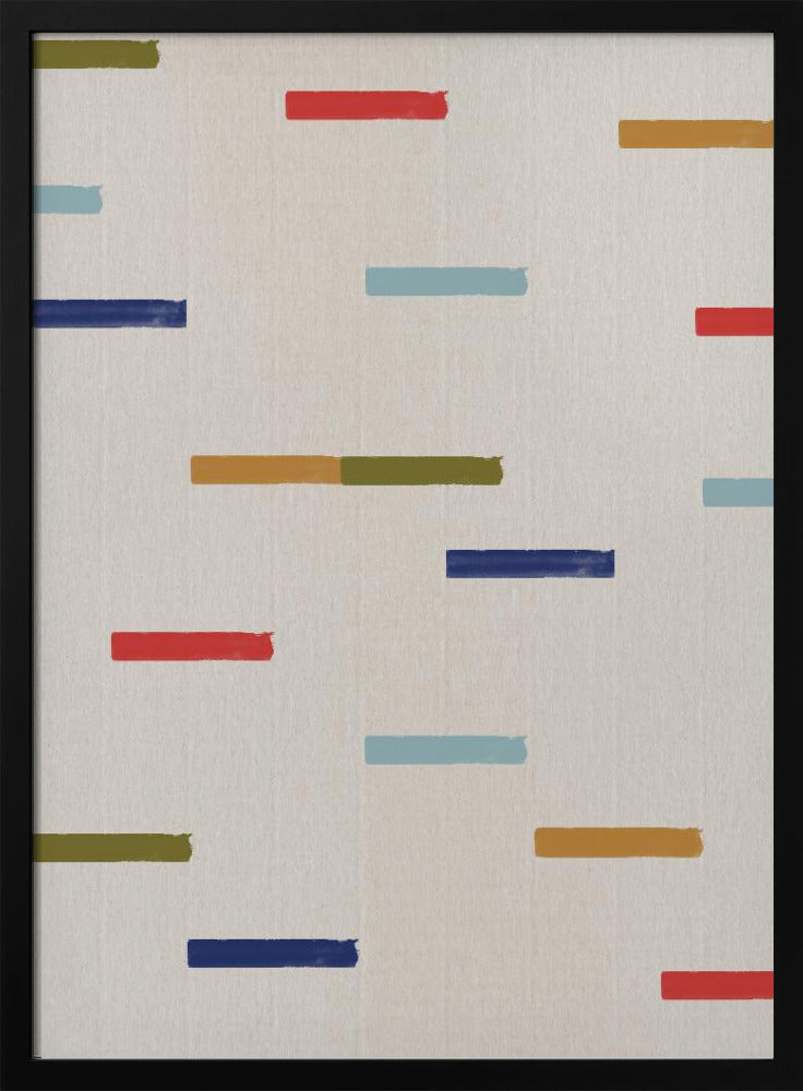 Bunte Striche | Poster