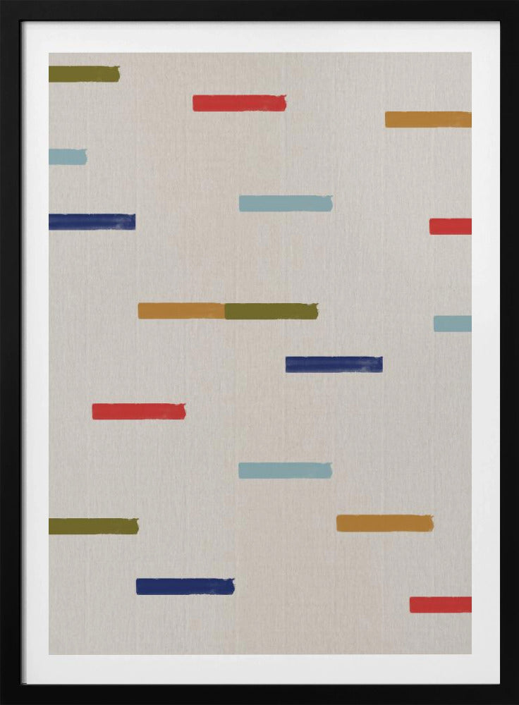 Bunte Striche | Poster