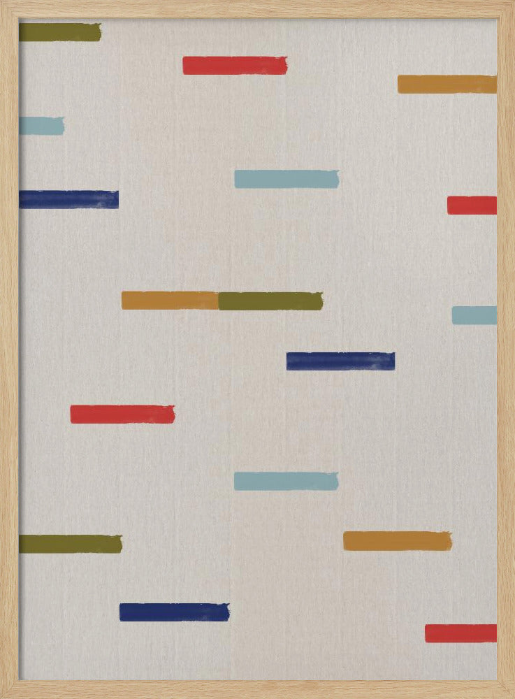 Bunte Striche | Poster