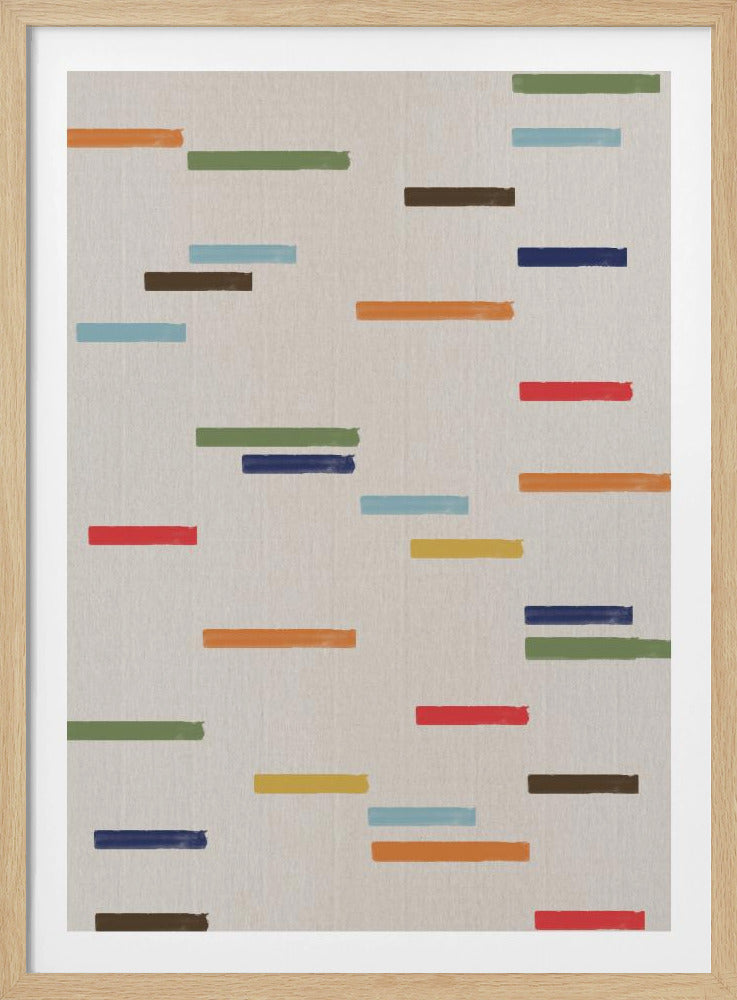 Schwebende Streifen | Poster