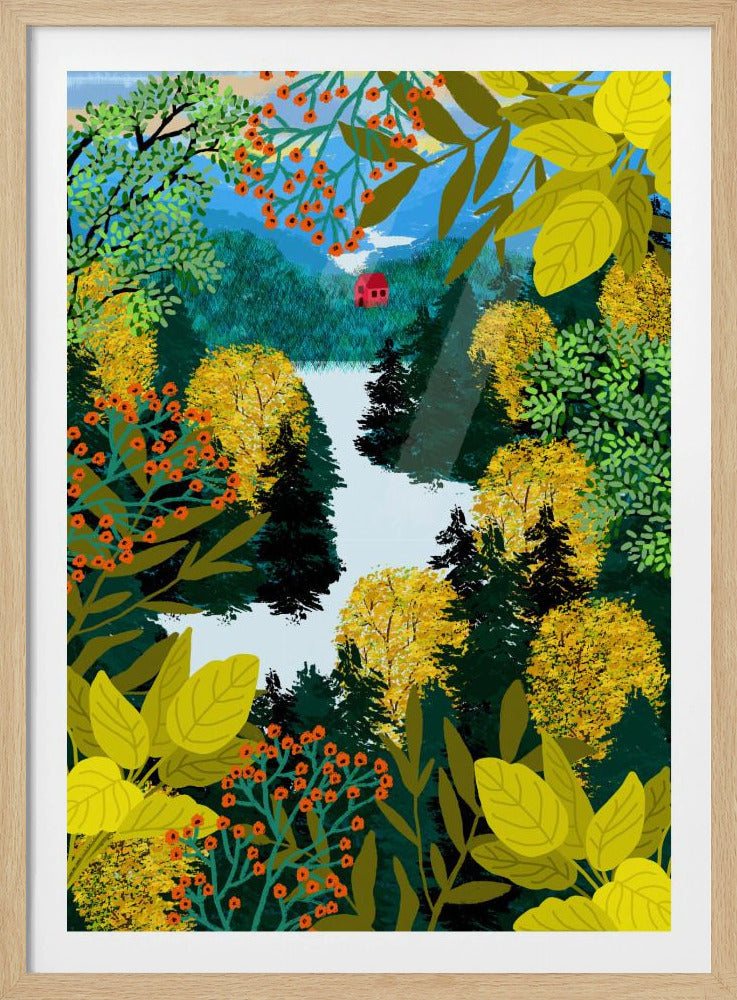 Blick vom Berg | Poster