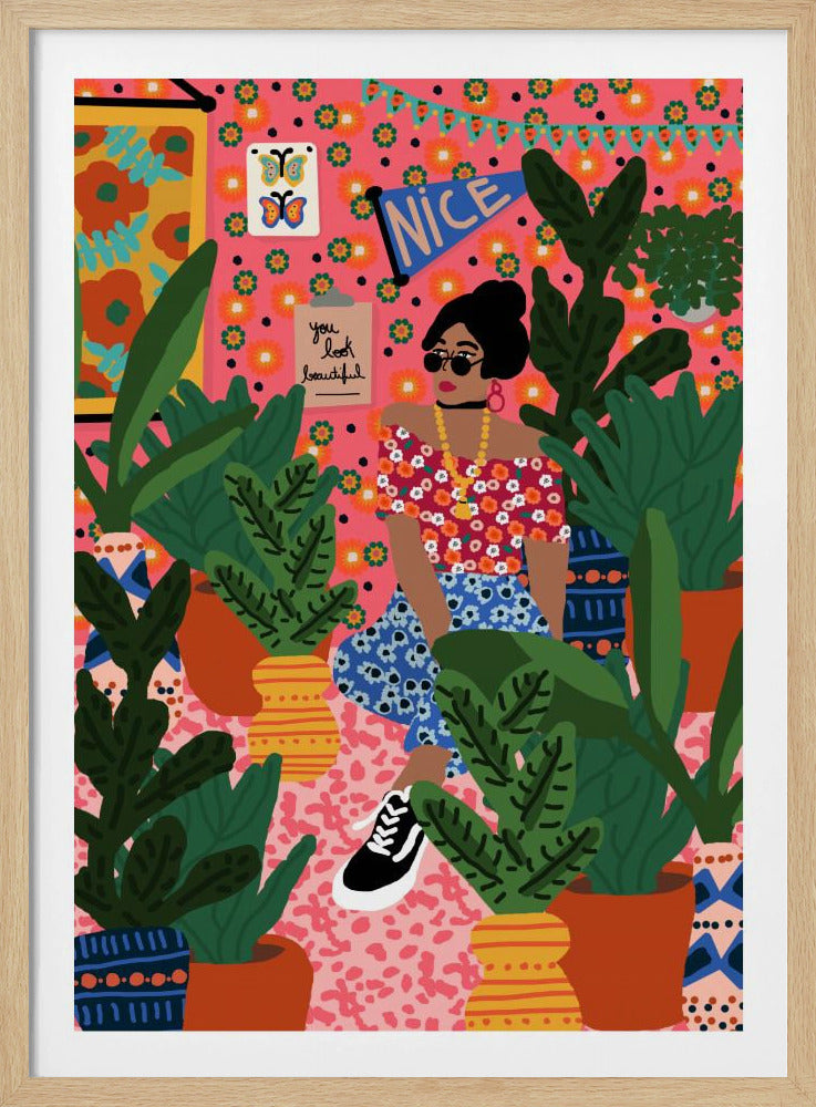Florales Studentenzimmer | Poster