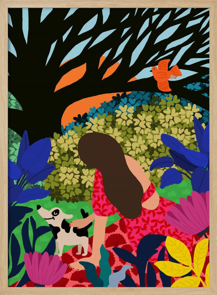 Qualitätszeit im Park | Poster