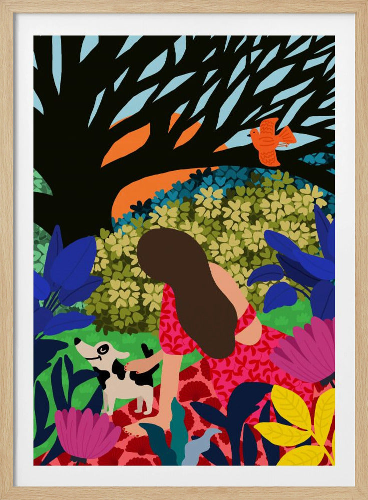 Qualitätszeit im Park | Poster