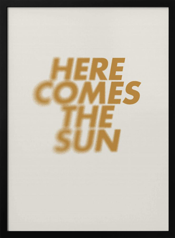 Sonnenbeschienene Ankunft | Poster