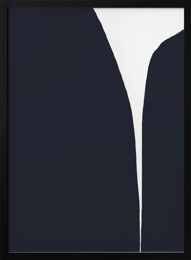 Minimalistische Linien und ein auffälliger Farbkontrast | Poster