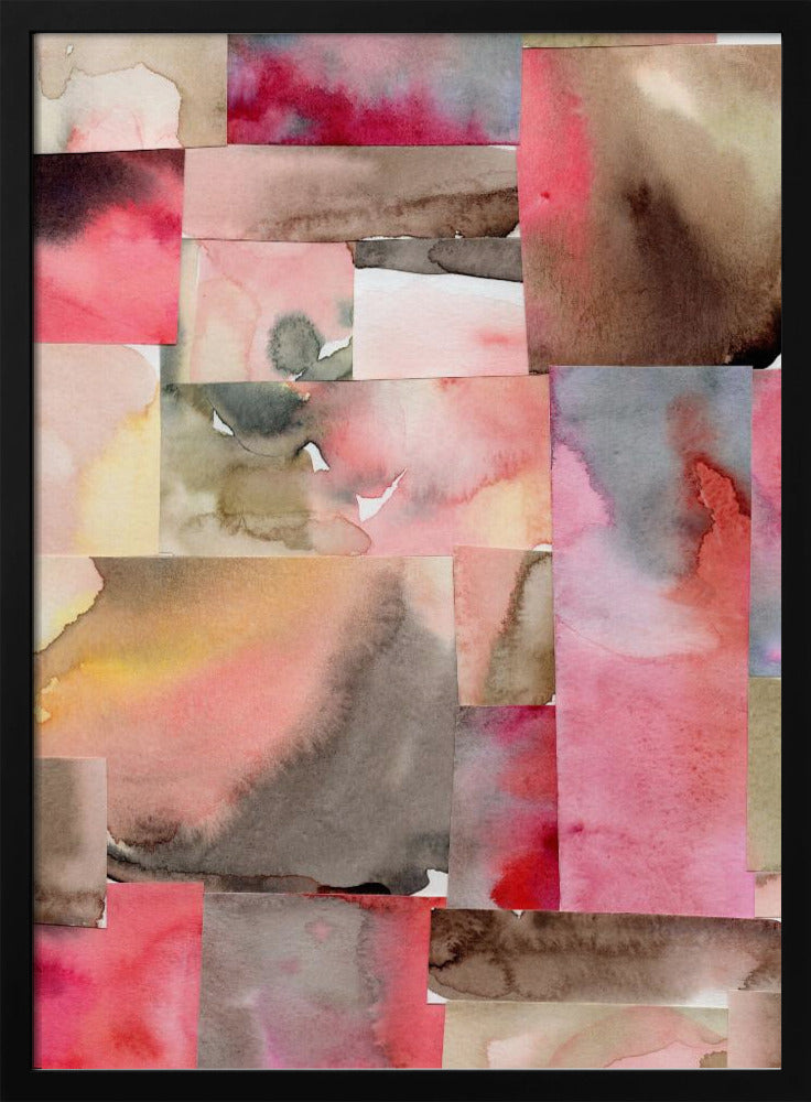 Aquarell abstrakte Komposition 6 | Poster