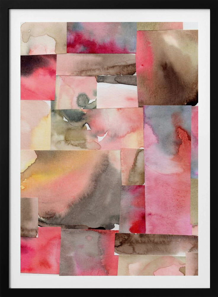 Aquarell abstrakte Komposition 6 | Poster