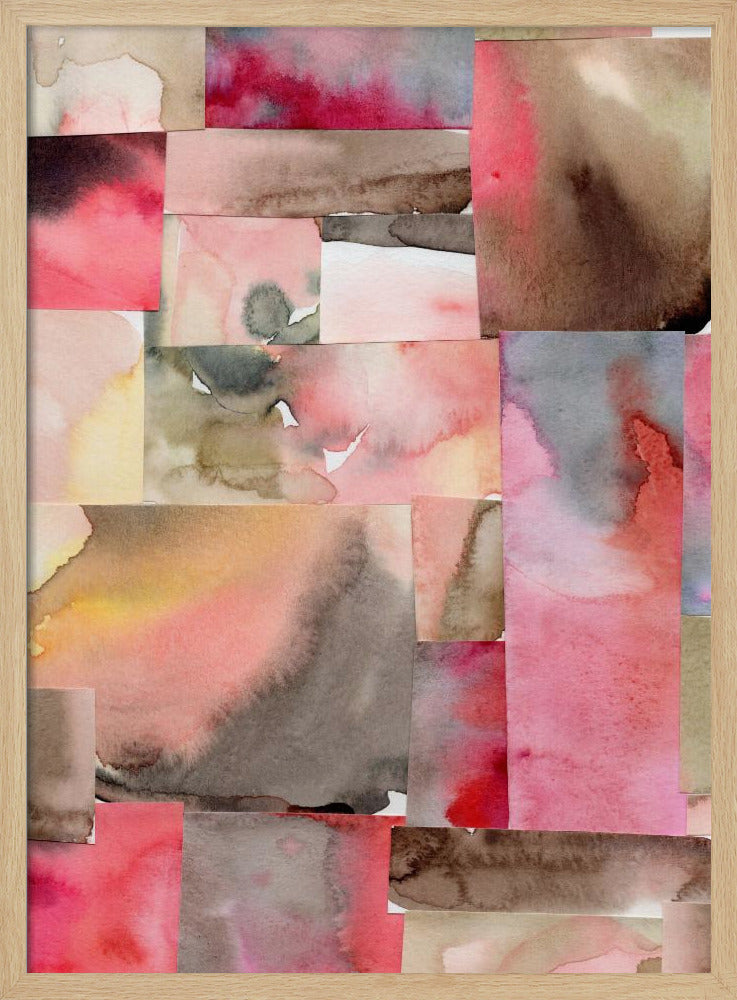 Aquarell abstrakte Komposition 6 | Poster