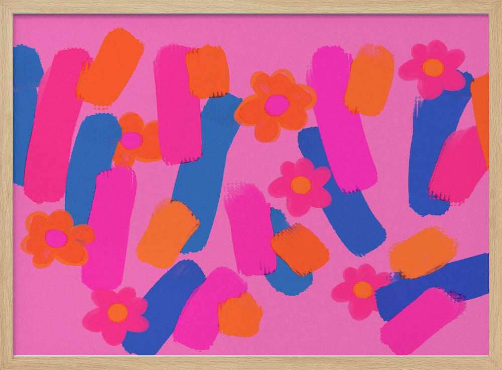 Blumenpinseltanz | Poster