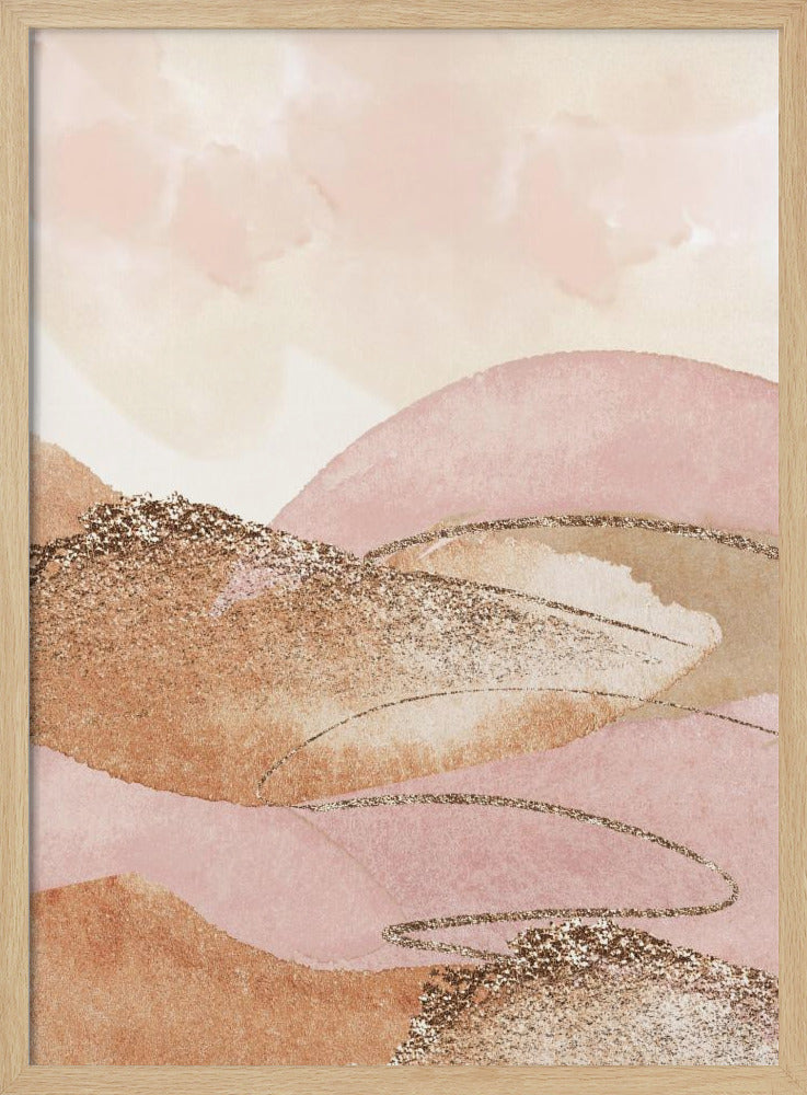 Landschaft in Pink-2 | Poster