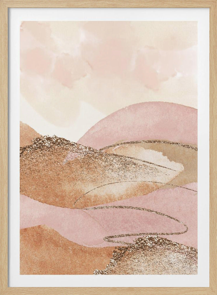Landschaft in Pink-2 | Poster